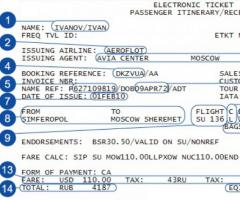 Comment vérifier une réservation de billet d'avion (billet d'avion électronique) ?